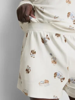 Pantalones cortos de pijama estampados Love To Lounge