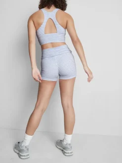 Pantalones cortos deportivos a rayas