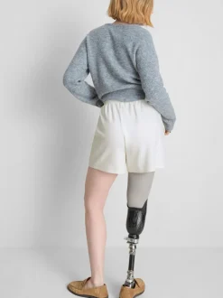 Pantalones cortos de punto con mucho algodón