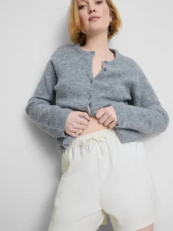 Pantalones cortos de punto con mucho algodón