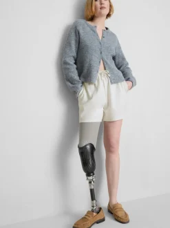 Pantalones cortos de punto con mucho algodón
