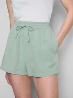 Pantalones cortos en mezcla de algodón