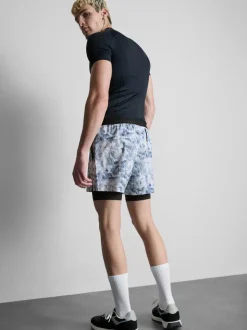 Pantalones cortos 2 en 1 para el gimnasio