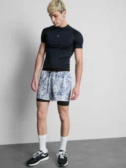Pantalones cortos 2 en 1 para el gimnasio