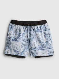 Pantalones cortos 2 en 1 para el gimnasio