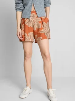 Pantalones cortos estampados de talle alto