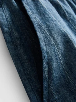 Pantalones cortos texturizados con cordón de ajuste