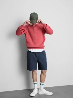 Pantalones cortos texturizados con cordón de ajuste