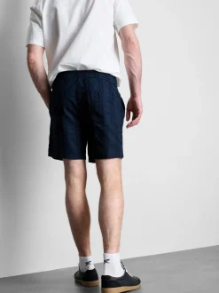 Pantalones cortos texturizados con cordón de ajuste