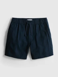Pantalones cortos texturizados con cordón de ajuste