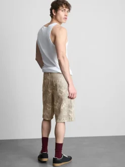 Pantalones cortos vaqueros de corte holgado
