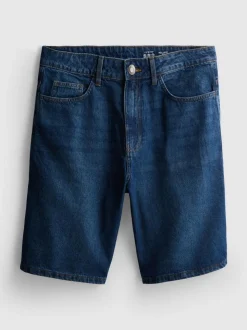 Pantalones cortos vaqueros de corte holgado
