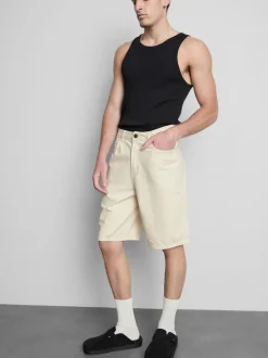 Pantalones cortos vaqueros de corte holgado
