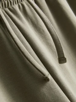 Pantalones de chándal anchos con cordón de ajuste