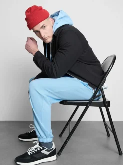 Pantalones de chándal básicos con cordón de ajuste