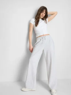 Pantalones de chándal básicos de pernera recta