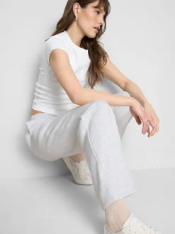 Pantalones de chándal básicos de pernera recta