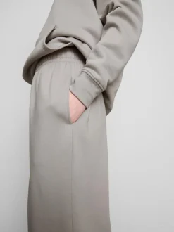 Pantalones de chándal con bajos ajustados en mezcla de algodón