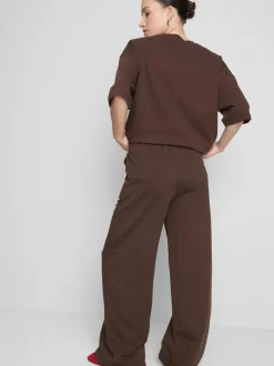 Pantalones de chándal de aeropuerto de pernera ancha
