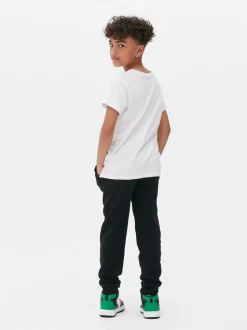 Pantalones de chándal elásticos con cordón de ajuste