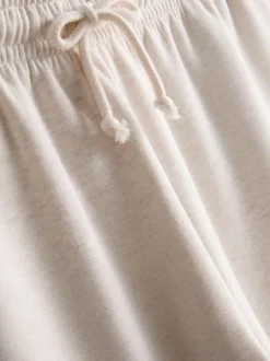 Pantalones de chándal rectos en mezcla de algodón