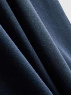 Pantalones de chándal rectos en mezcla de algodón