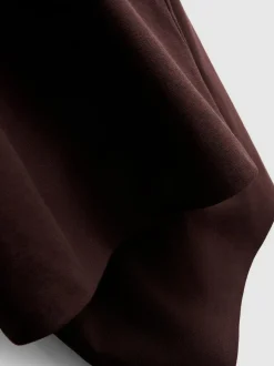 Pantalones de pernera ancha en mezcla de algodón