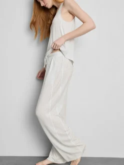 Pantalones de pijama con modal y cordón de ajuste