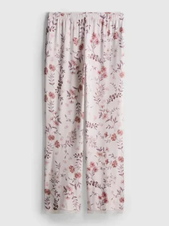 Pantalones de pijama florales con mucho modal