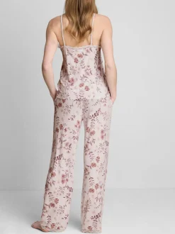 Pantalones de pijama florales con mucho modal