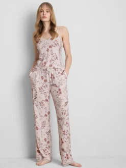 Pantalones de pijama florales con mucho modal
