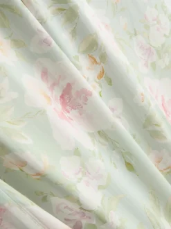 Pantalones de pijama florales de pernera ancha