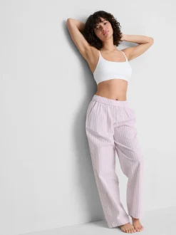 Pantalones de pijama rectos a rayas Love To Lounge