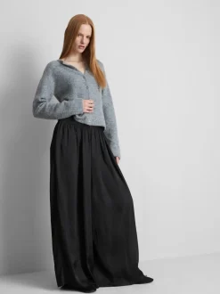 Pantalones de satén anchos de The Edit