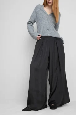 Pantalones de satén anchos de The Edit