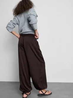 Pantalones de satén harén