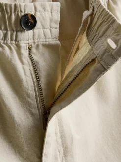 Pantalones en mezcla de lino