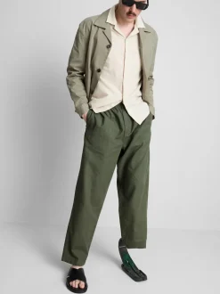 Pantalones en mezcla de lino