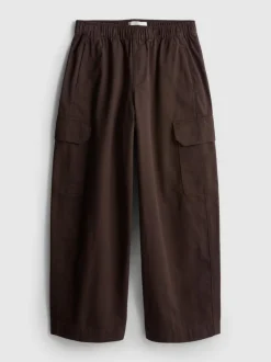 Pantalones militares de algodón con pernera ancha