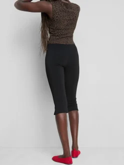 Pantalones pirata de talle medio