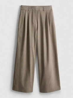 Pantalones plisados de pernera ancha By Coleen