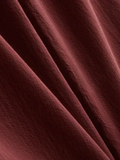 Pantalones rectos de algodón con cuentas