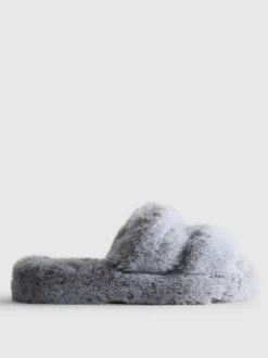 Pantuflas con tiras de tacto suave