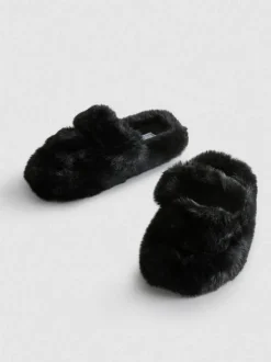 Pantuflas con tiras de tacto suave