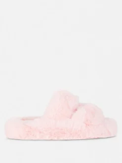 Pantuflas con tiras de tacto suave