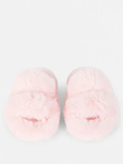 Pantuflas con tiras de tacto suave
