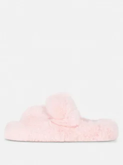 Pantuflas con tiras de tacto suave