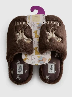 Pantuflas mullidas destalonadas de Bambi de Disney