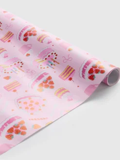 Papel de envolver de 6 m con pasteles