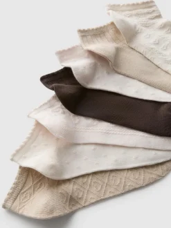 7 pares de calcetines deportivos con textura